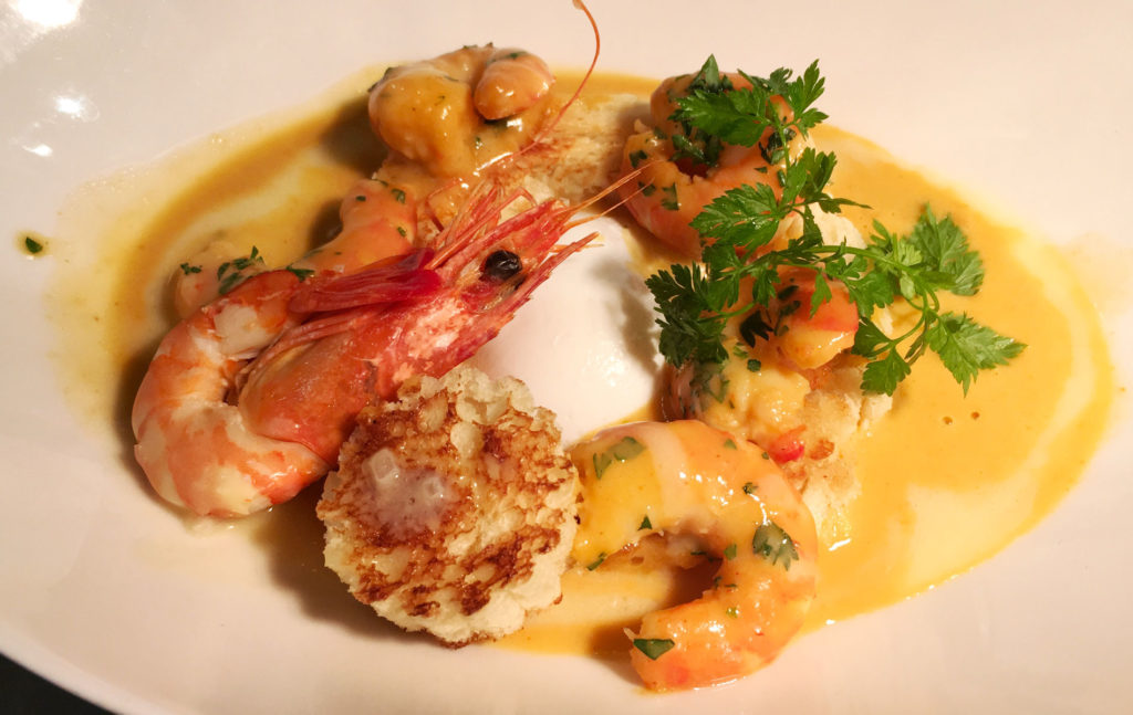 Une nouvelle entrée terre et mer Le Baligan, Restaurant de poissons