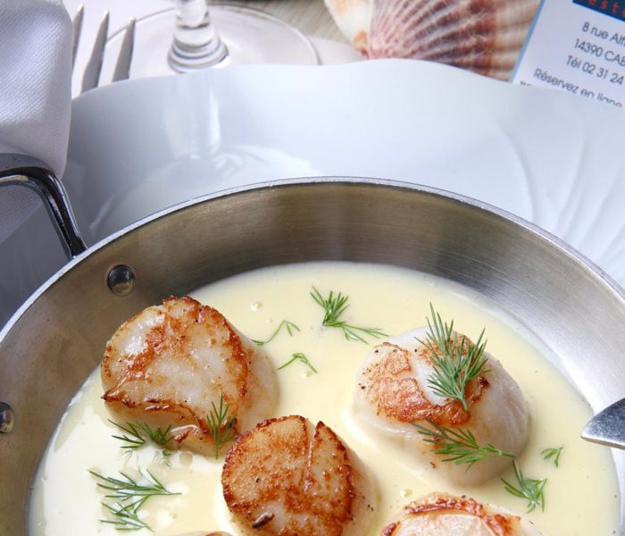 menu saint jacques 2025 creme