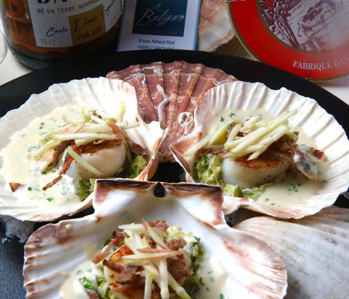 menu saint jacques 2025 trio