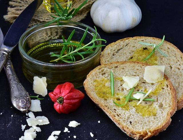 Cuisine avec de l'huile d'olive