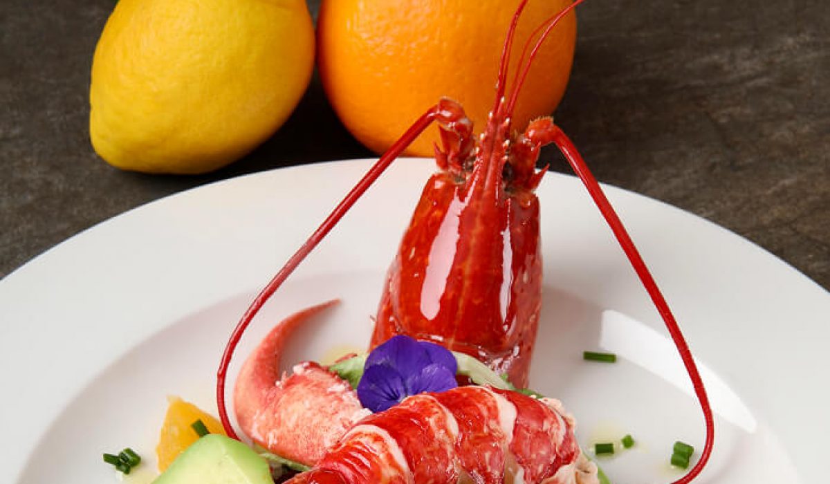 salade de homard aux agrumes et avocat