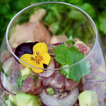 ceviche thon mangue avocat