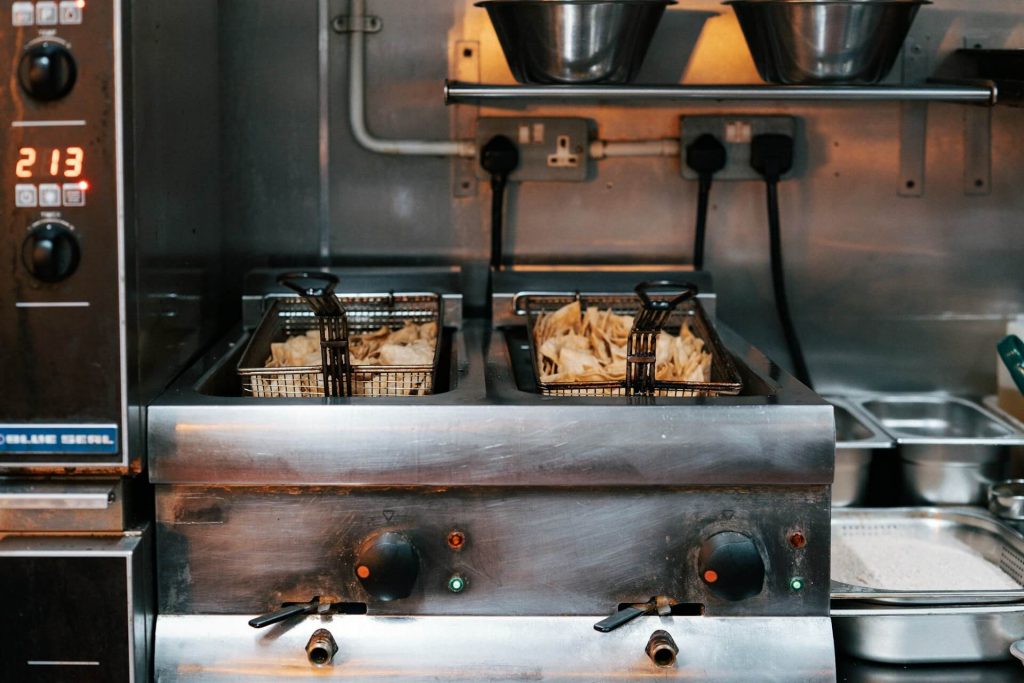 friteuse professionnelle restaurant