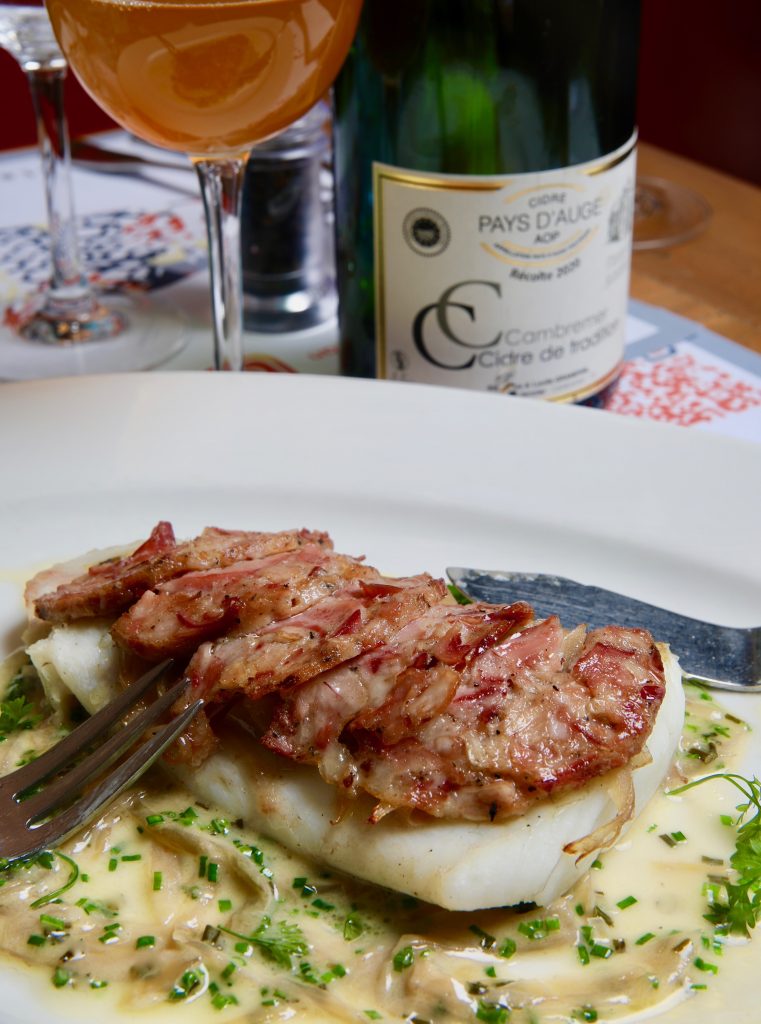 Accord poisson blanc et cidre