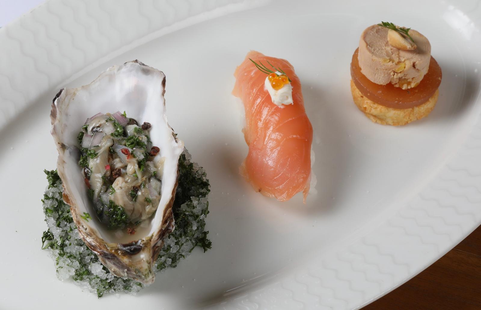 Amuse-bouches Menu Réveillon de la Saint-Sylvestre 2025